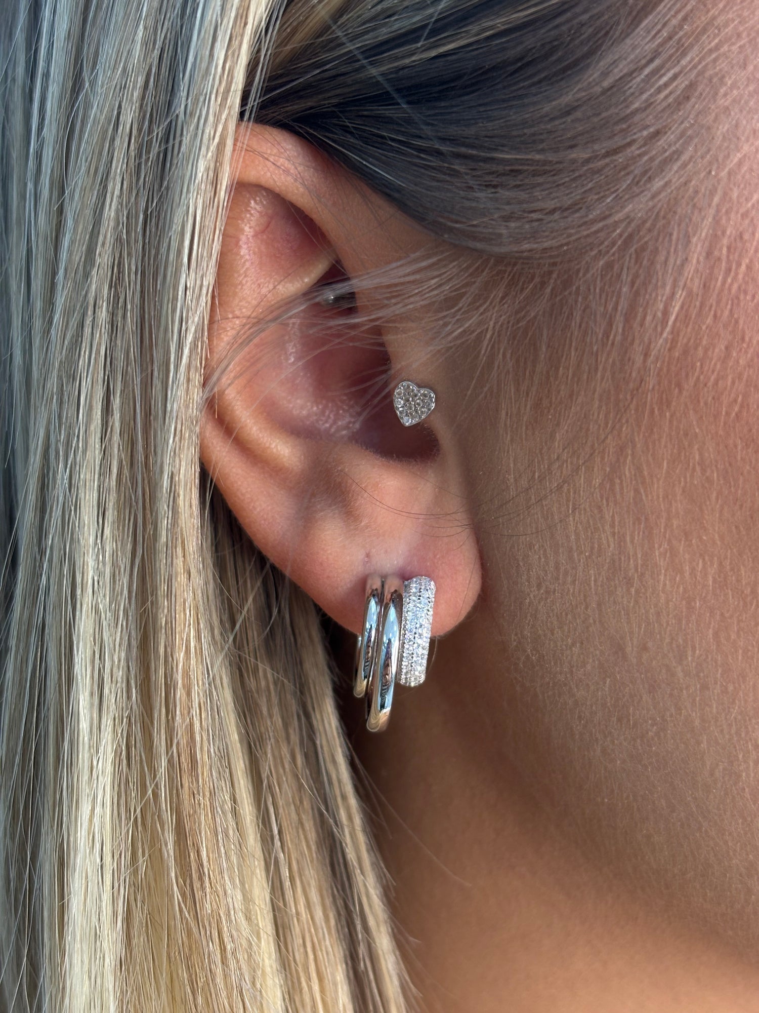 Orecchini tris di luce